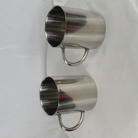 COPY - Free Add-on Item -Set of 2 Stainless Steel Coffee Mugs - Picture 2 of 7